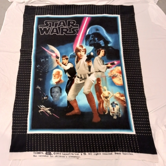 Eugene Textiles Star Wars 2012 Fleece Fabric 66"×49" - Picture 1 of 4